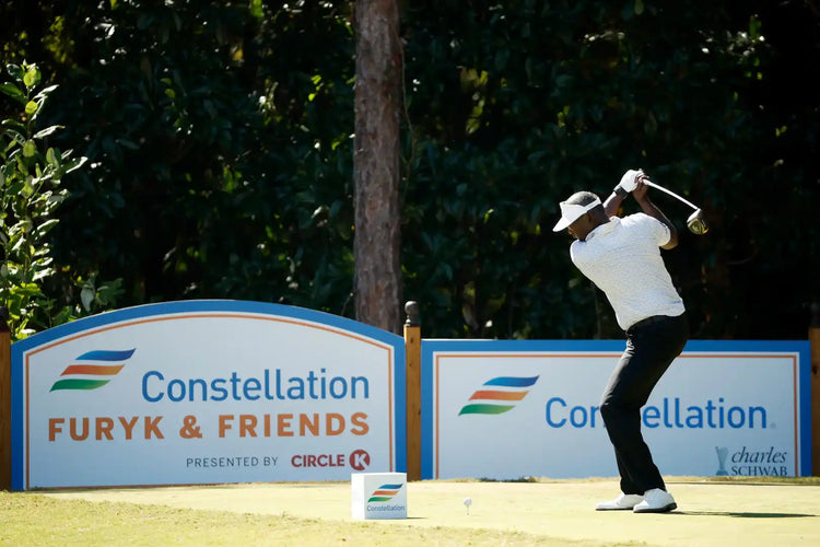 Major Champion Vijay Singh using deWiz at the PGA Champions Constellation Furyk & Friends Tournament in Florida.